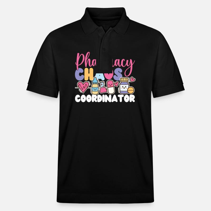Pharmacy Tech Technician - Stanley/Stella Unisex Bio-Poloshirt PREPSTER - Schwarz