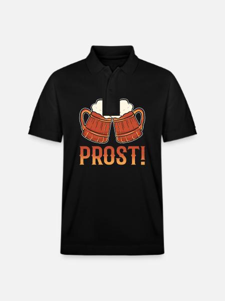 Brezel Prost - Stanley/Stella Unisex Bio-Poloshirt PREPSTER - Schwarz