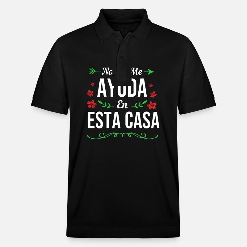 Latina Mutter Latino - Stanley/Stella Unisex Bio-Poloshirt PREPSTER - Schwarz