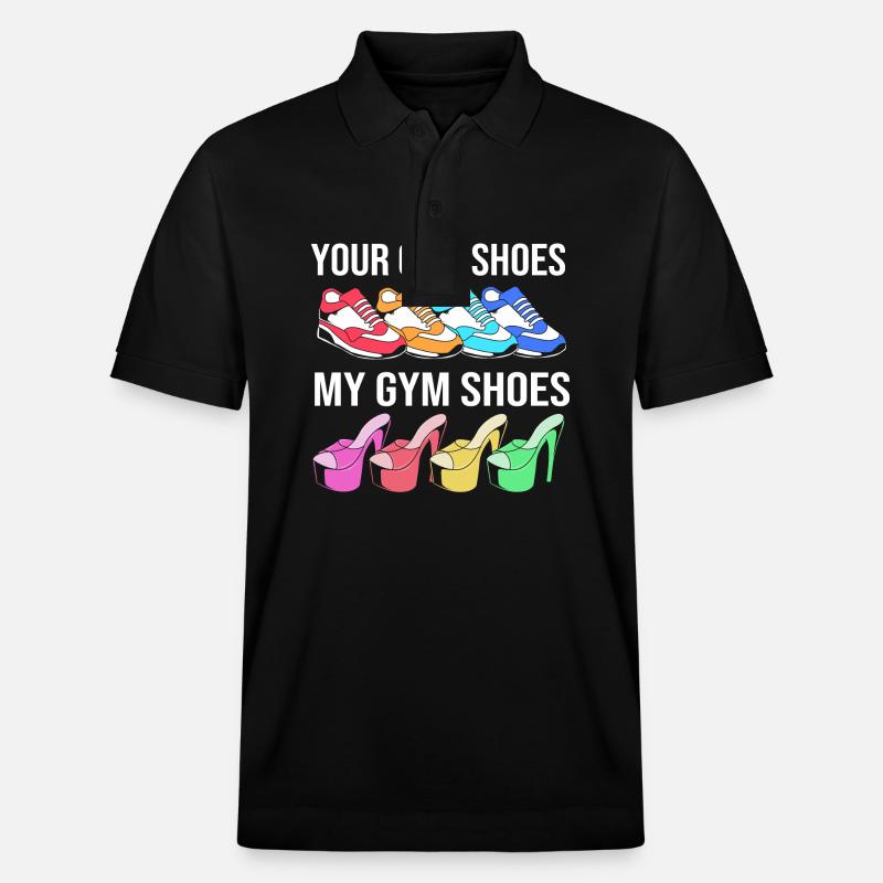 Pole Dance - Polo PREPSTER bio Stanley/Stella Unisexe - noir