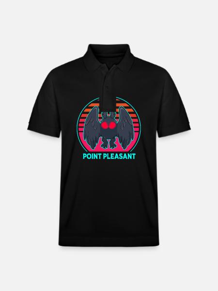 Mothman - Stanley/Stella Unisex Organic Polo Shirt PREPSTER - black