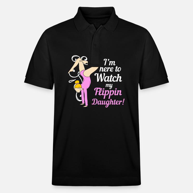 Gymnastik - Stanley/Stella Unisex Bio-Poloshirt PREPSTER - Schwarz
