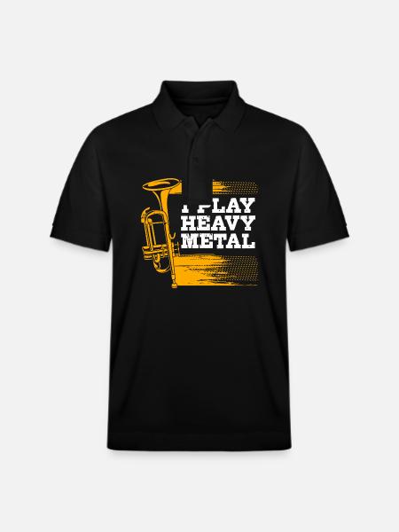 Trombone - Stanley/Stella Unisex Organic Polo Shirt PREPSTER - black