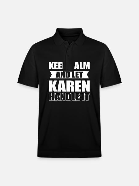 Karen - Stanley/Stella Unisex Organic Polo Shirt PREPSTER - black