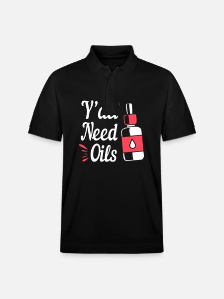 Essential oil - Stanley/Stella Unisex Organic Polo Shirt PREPSTER - black