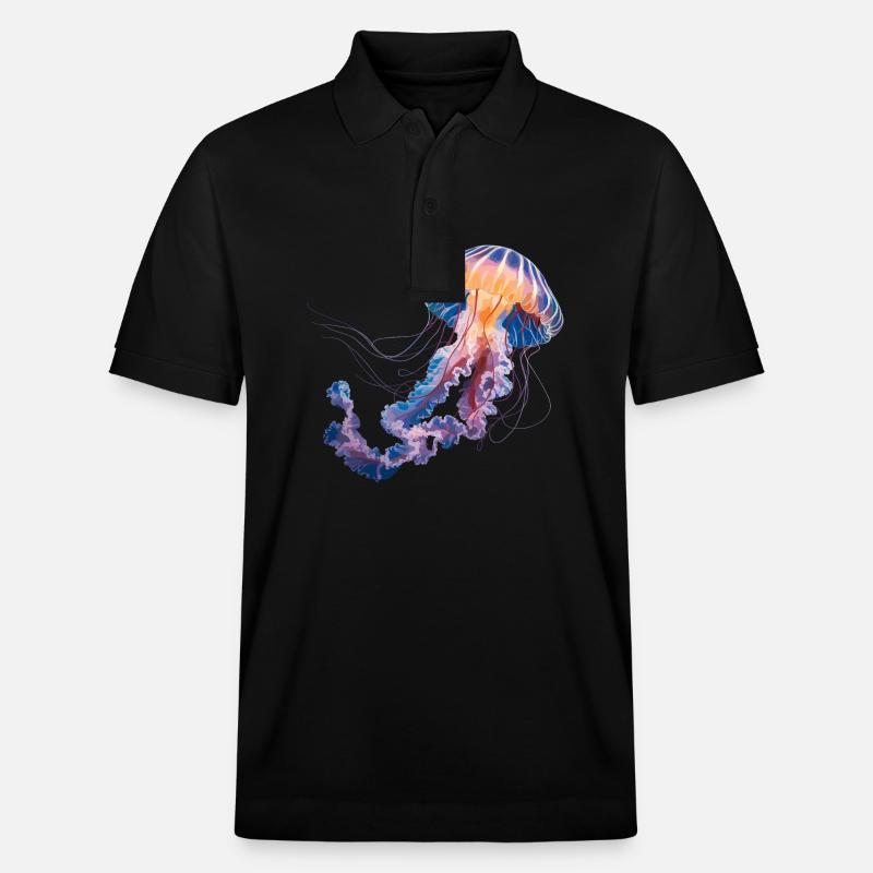 Méduse - Polo PREPSTER bio Stanley/Stella Unisexe - noir