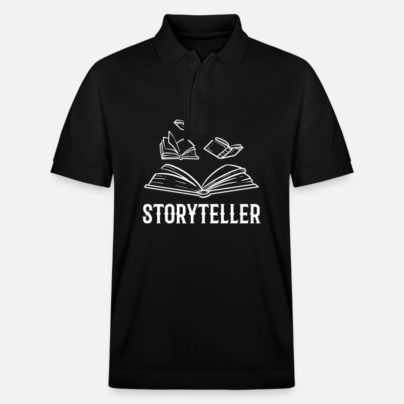 Autor - Stanley/Stella Unisex Bio-Poloshirt PREPSTER - Schwarz