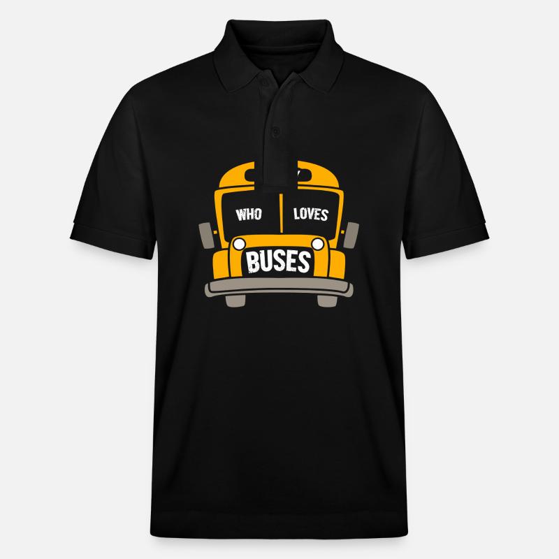 Schulbusfahrer Schulbus - Stanley/Stella Unisex Bio-Poloshirt PREPSTER - Schwarz