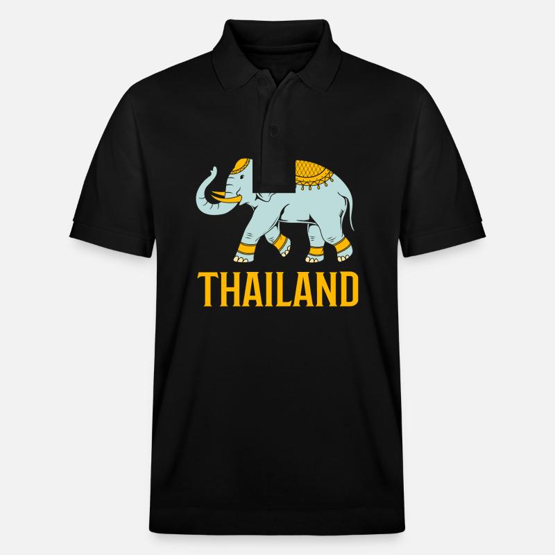 Thailand - Stanley/Stella Unisex Bio-Poloshirt PREPSTER - Schwarz