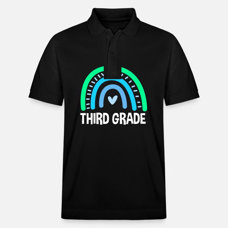 3. Klasse - Stanley/Stella Unisex Bio-Poloshirt PREPSTER - Schwarz