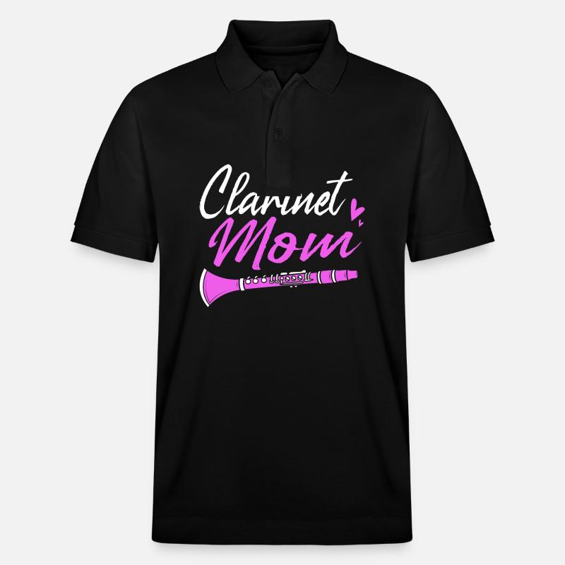 Klarinette - Stanley/Stella Unisex Bio-Poloshirt PREPSTER - Schwarz