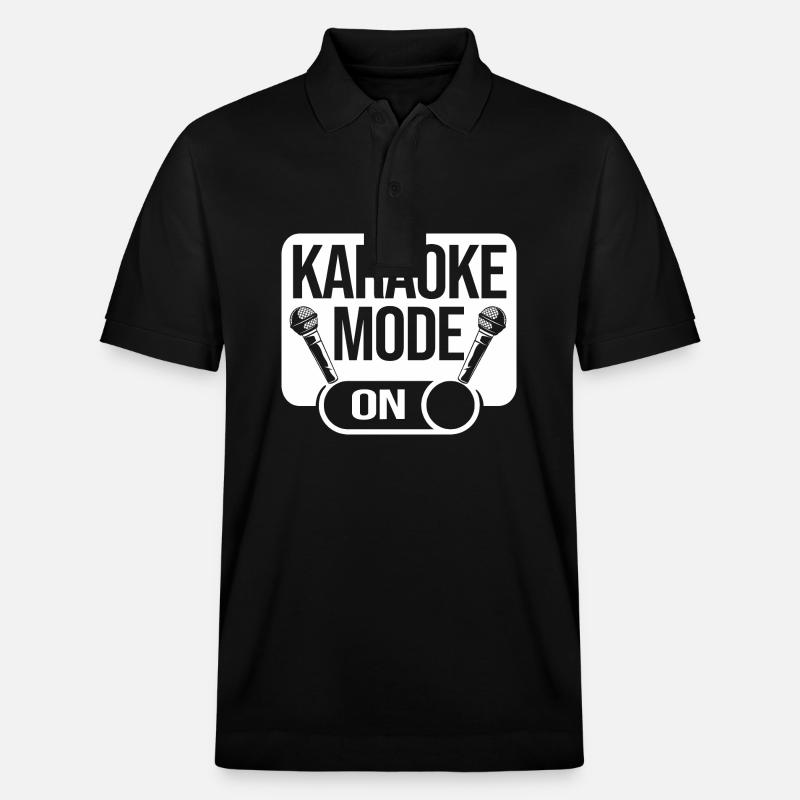 Karaoke - Stanley/Stella Unisex Bio-Poloshirt PREPSTER - Schwarz