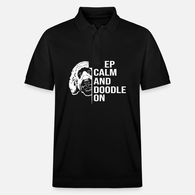 Goldendoodle - Stanley/Stella Unisex Bio-Poloshirt PREPSTER - Schwarz