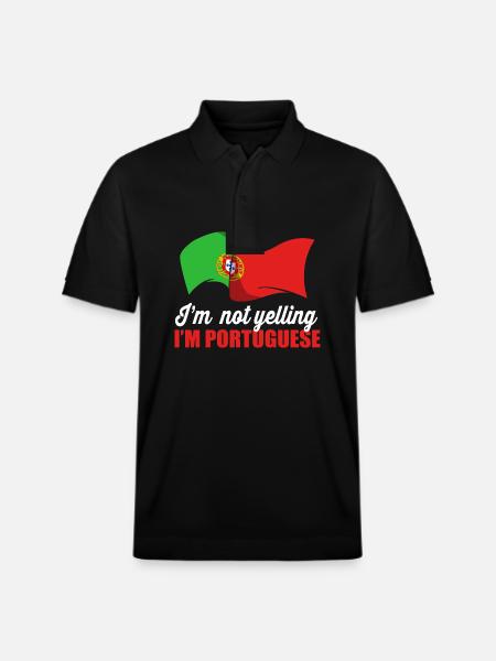 Portugal - Stanley/Stella Unisex Organic Polo Shirt PREPSTER - black