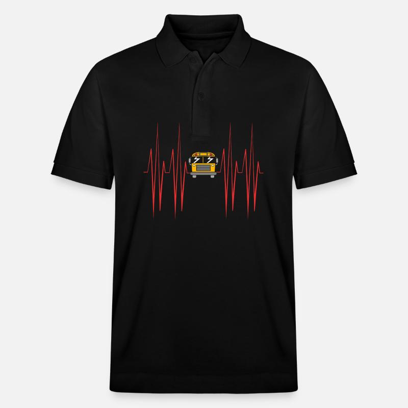 Schulbusfahrer Schulbus - Stanley/Stella Unisex Bio-Poloshirt PREPSTER - Schwarz