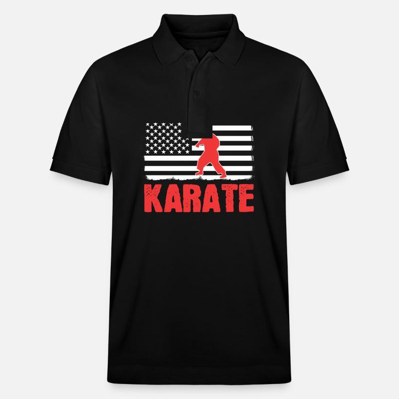 Karaté Autodéfense Arts Martiaux - Polo PREPSTER bio Stanley/Stella Unisexe - noir