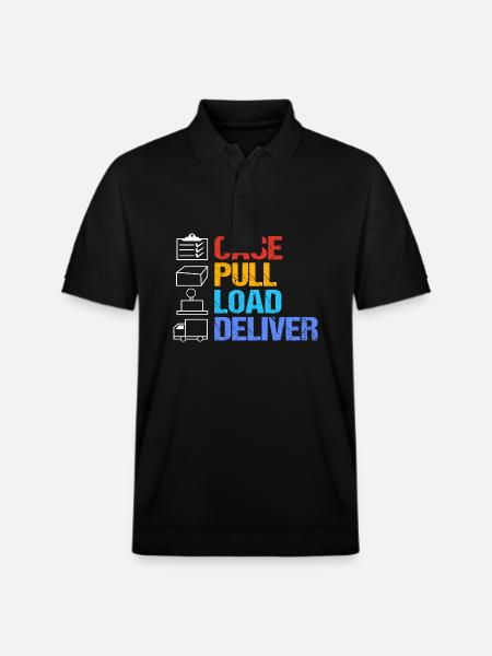 Postbote - Stanley/Stella Unisex Bio-Poloshirt PREPSTER - Schwarz