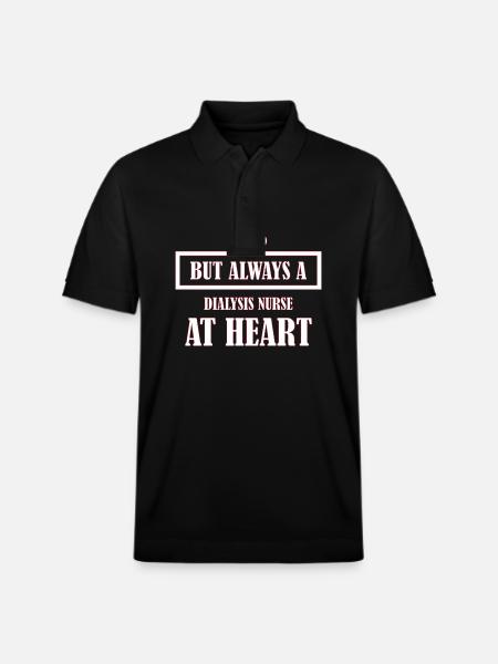 Dialysis Nurse - Stanley/Stella Unisex Organic Polo Shirt PREPSTER - black