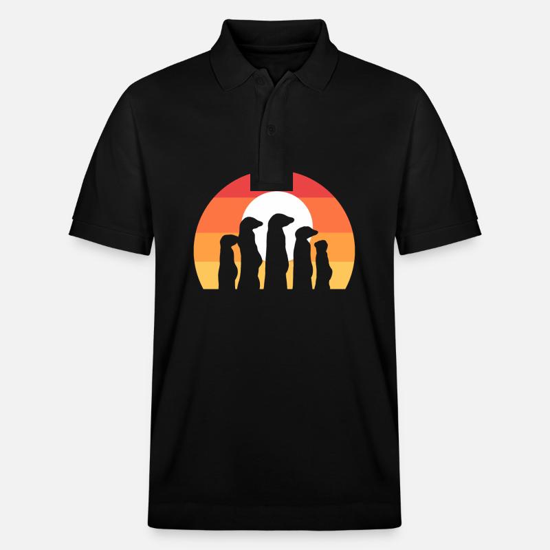 Suricate - Polo PREPSTER bio Stanley/Stella Unisexe - noir