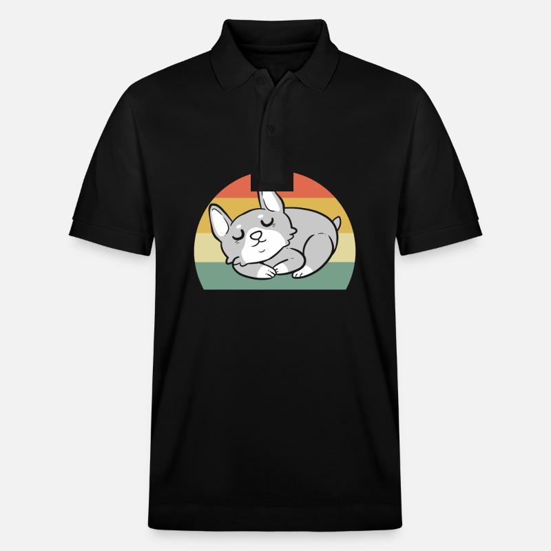 Corgi - Polo PREPSTER bio Stanley/Stella Unisexe - noir