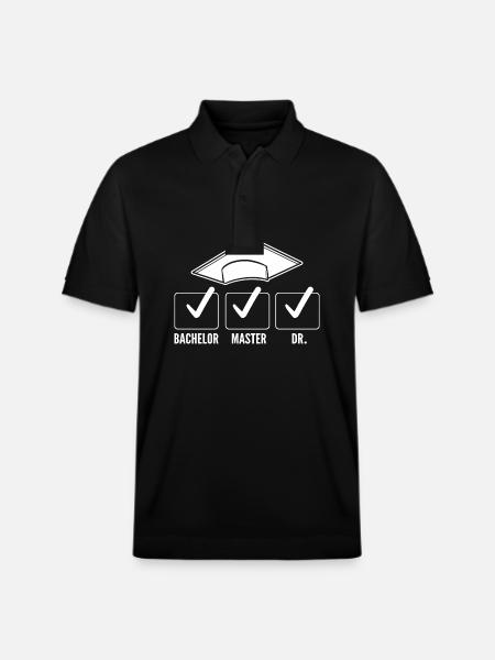 Master Studium Abschlussfeier Bachelor - Stanley/Stella Unisex Bio-Poloshirt PREPSTER - Schwarz