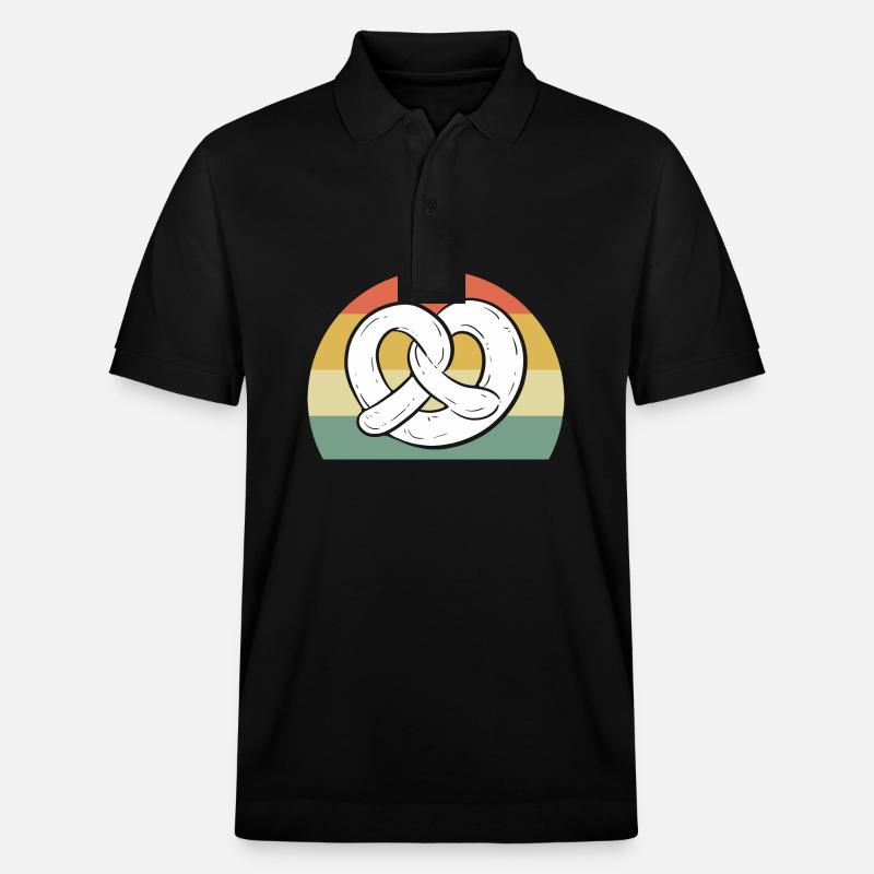 Brezel - Stanley/Stella Unisex Bio-Poloshirt PREPSTER - Schwarz