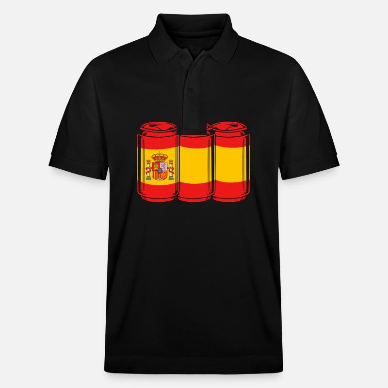 Espagnol - Polo PREPSTER bio Stanley/Stella Unisexe - noir