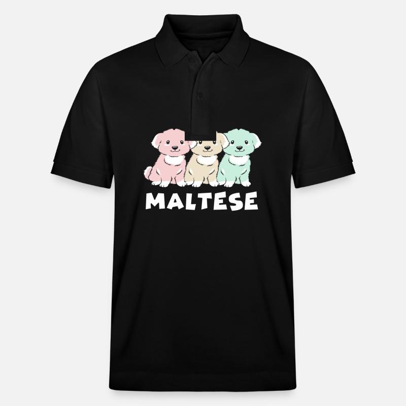 Maltais - Polo PREPSTER bio Stanley/Stella Unisexe - noir