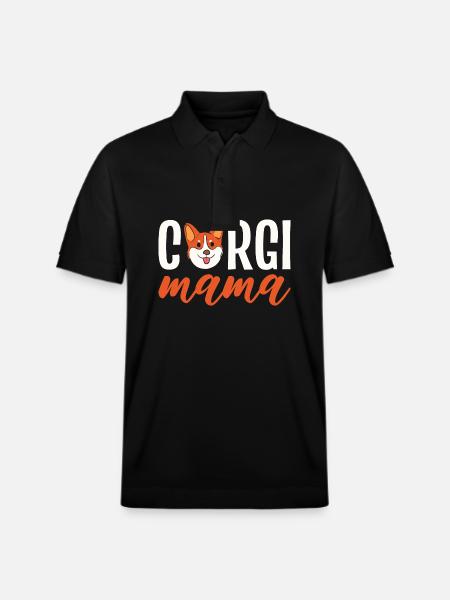 Corgi - Stanley/Stella Unisex Organic Polo Shirt PREPSTER - black