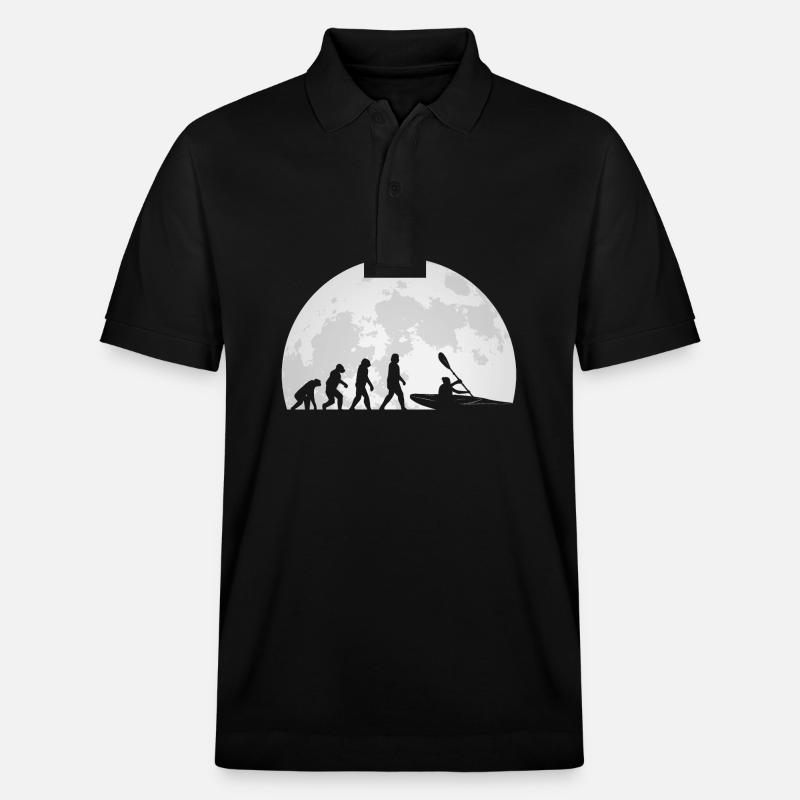 Kayaking Kayaking Evolution - Stanley/Stella Unisex Organic Polo Shirt PREPSTER - black
