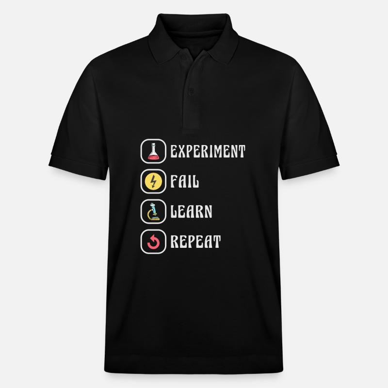 Science, Physique, Chimie, Expérience - Polo PREPSTER bio Stanley/Stella Unisexe - noir