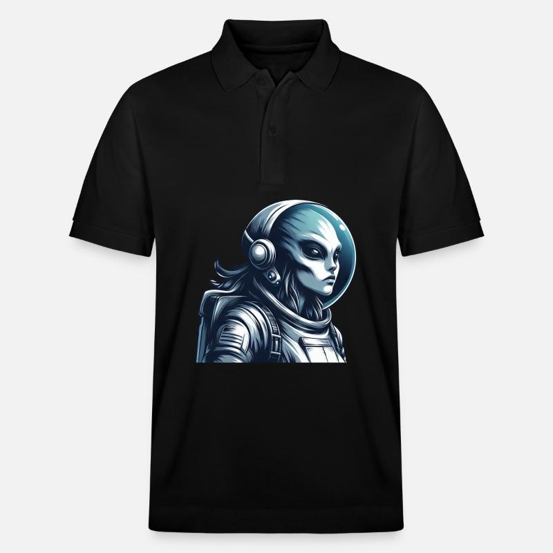 Exploration spatiale d’astronautes extraterrestres - Polo PREPSTER bio Stanley/Stella Unisexe - noir
