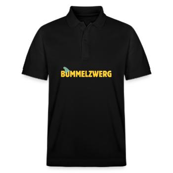 Stroll Dwarf Dwarf Costume Dwarf Costume - Stanley/Stella Unisex Organic Polo Shirt PREPSTER - black - Front - Roxy (174cm) & Andy (188cm)