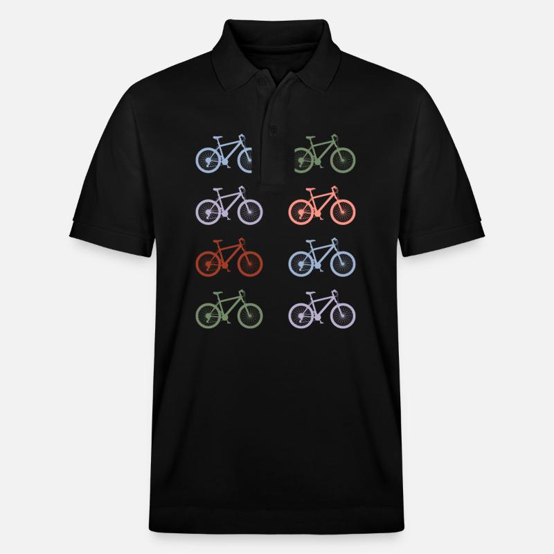 Mountain bikes - Stanley/Stella Unisex Bio-Poloshirt PREPSTER - Schwarz