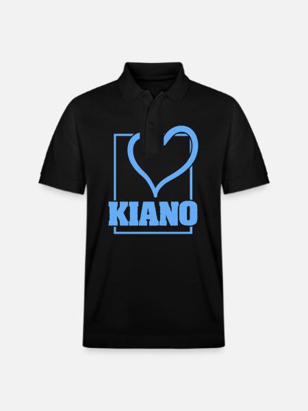 Kiano - Stanley/Stella Unisex Organic Polo Shirt PREPSTER - black