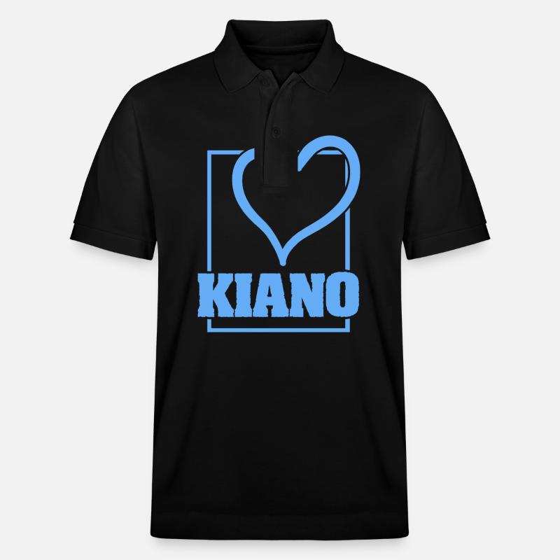Kiano - Stanley/Stella Unisex Bio-Poloshirt PREPSTER - Schwarz
