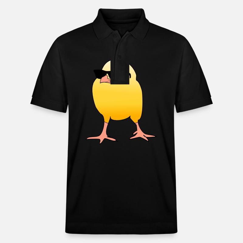 Cooles Küken - Stanley/Stella Unisex Bio-Poloshirt PREPSTER - Schwarz