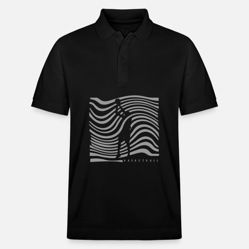 Basket-ball Basketteurs Joueurs - Polo PREPSTER bio Stanley/Stella Unisexe - noir