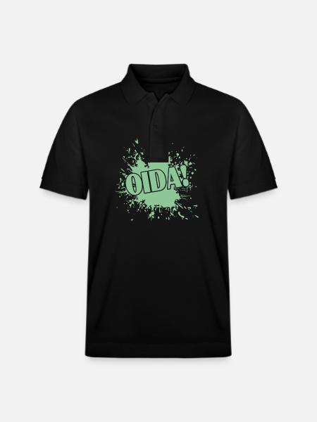 Oida - Stanley/Stella Unisex Bio-Poloshirt PREPSTER - Schwarz