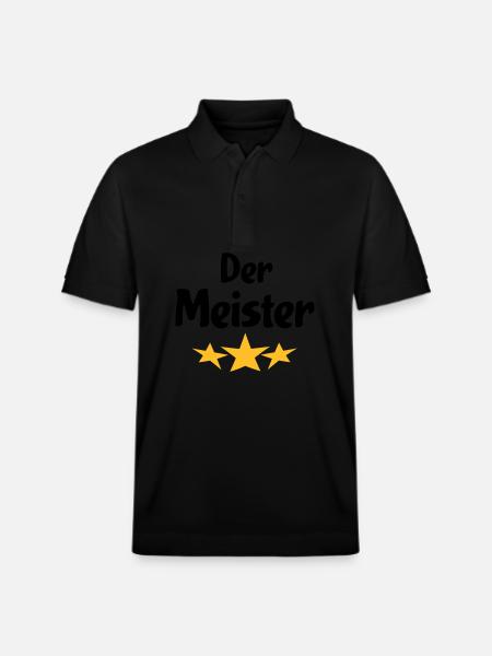 Funny gifts for the - Stanley/Stella Unisex Organic Polo Shirt PREPSTER - black