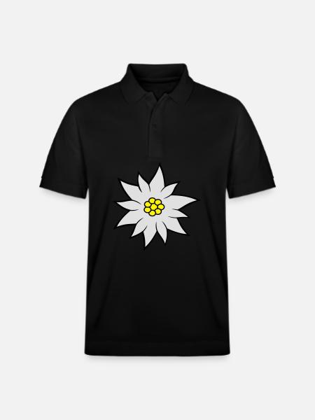 Edelweiss - Stanley/Stella Unisex Organic Polo Shirt PREPSTER - black