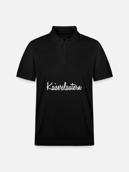Kaiserslautern Handlettering Design - Stanley/Stella Unisex Bio-Poloshirt PREPSTER - Schwarz