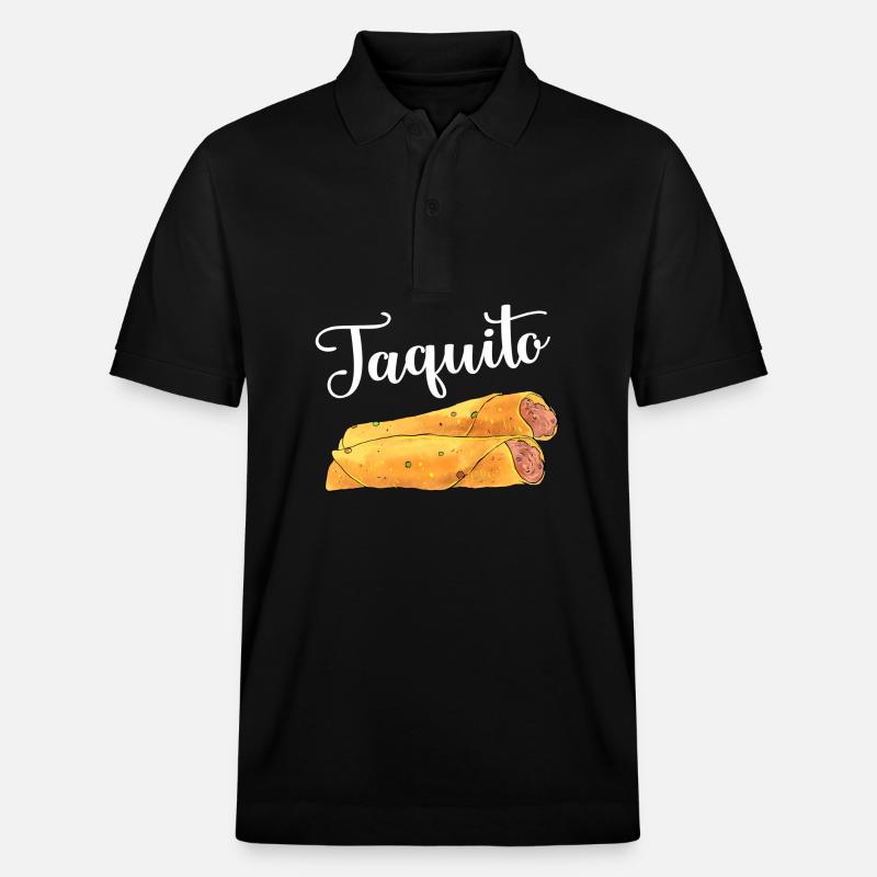 Taco Taquito Match - Polo PREPSTER bio Stanley/Stella Unisexe - noir