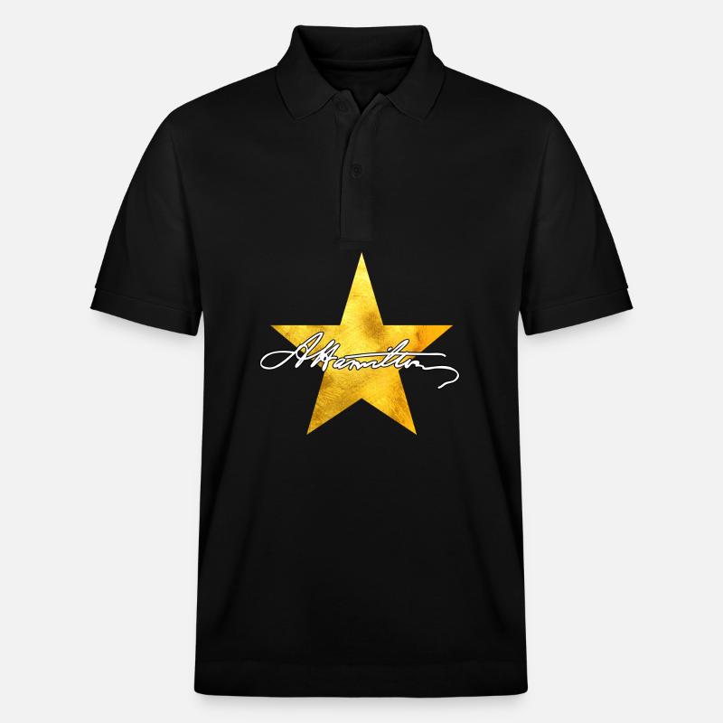 Hamilton Gold Star - Stanley/Stella Unisex Bio-Poloshirt PREPSTER - Schwarz