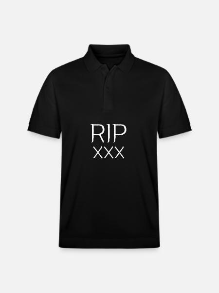 xtentacion, traurig, rip, xxx - Stanley/Stella Unisex Bio-Poloshirt PREPSTER - Schwarz