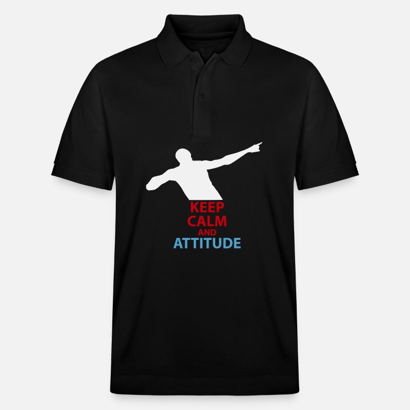 Ruhe und Attitüde Silhouette - Stanley/Stella Unisex Bio-Poloshirt PREPSTER - Schwarz