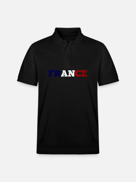 France - Polo PREPSTER bio Stanley/Stella Unisexe - noir