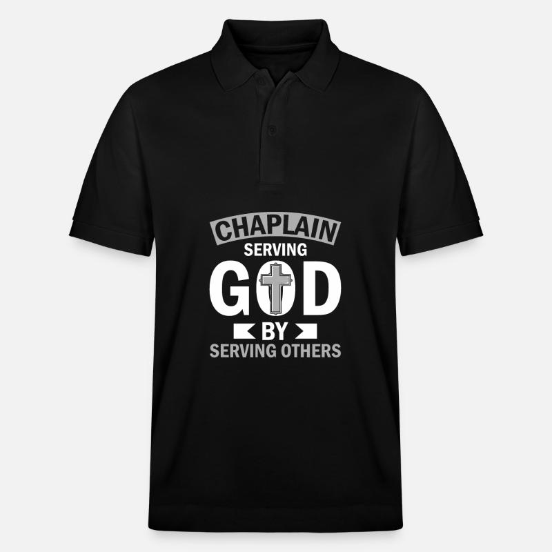 Kaplan Pfarrer - Stanley/Stella Unisex Bio-Poloshirt PREPSTER - Schwarz