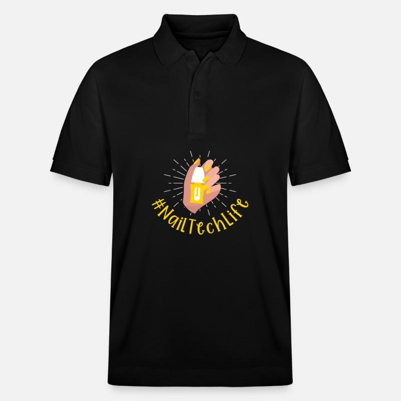Nail Tech Maniküre Nail Technikerin - Stanley/Stella Unisex Bio-Poloshirt PREPSTER - Schwarz