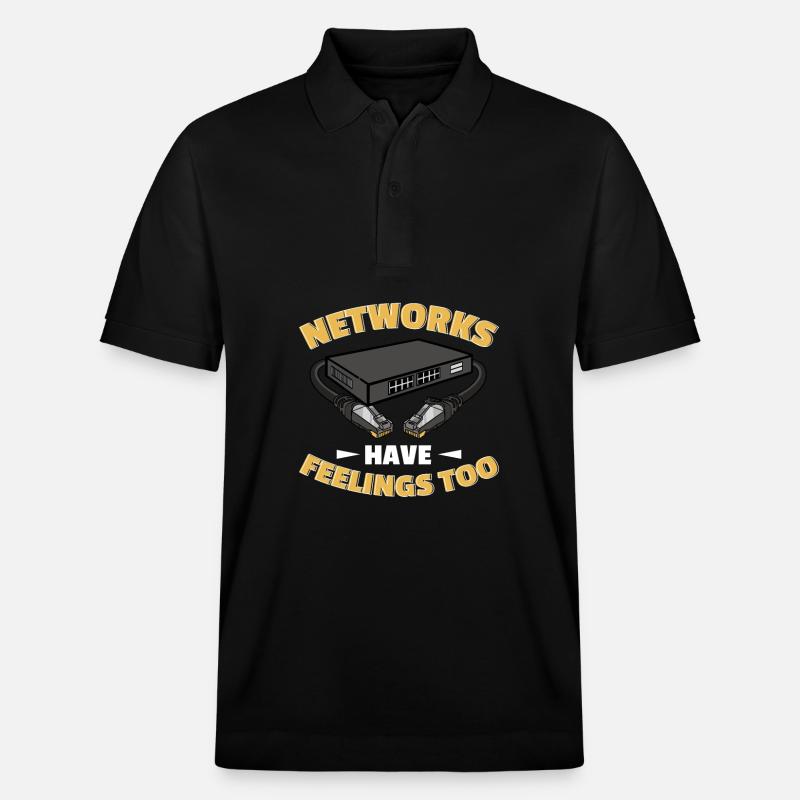 Netzwerkadministrator Systemadministrator Netzwerk - Stanley/Stella Unisex Bio-Poloshirt PREPSTER - Schwarz